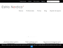 Tablet Screenshot of estilonordico.com